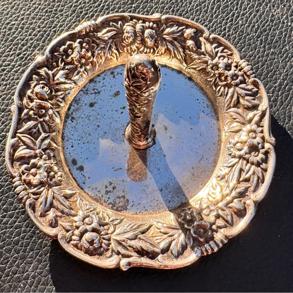 Vintage Kirk Sterling Silver rare ring holder